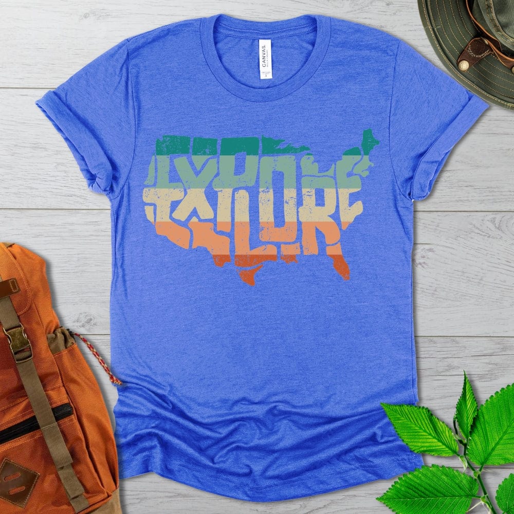 Explore the US Retro Tshirt