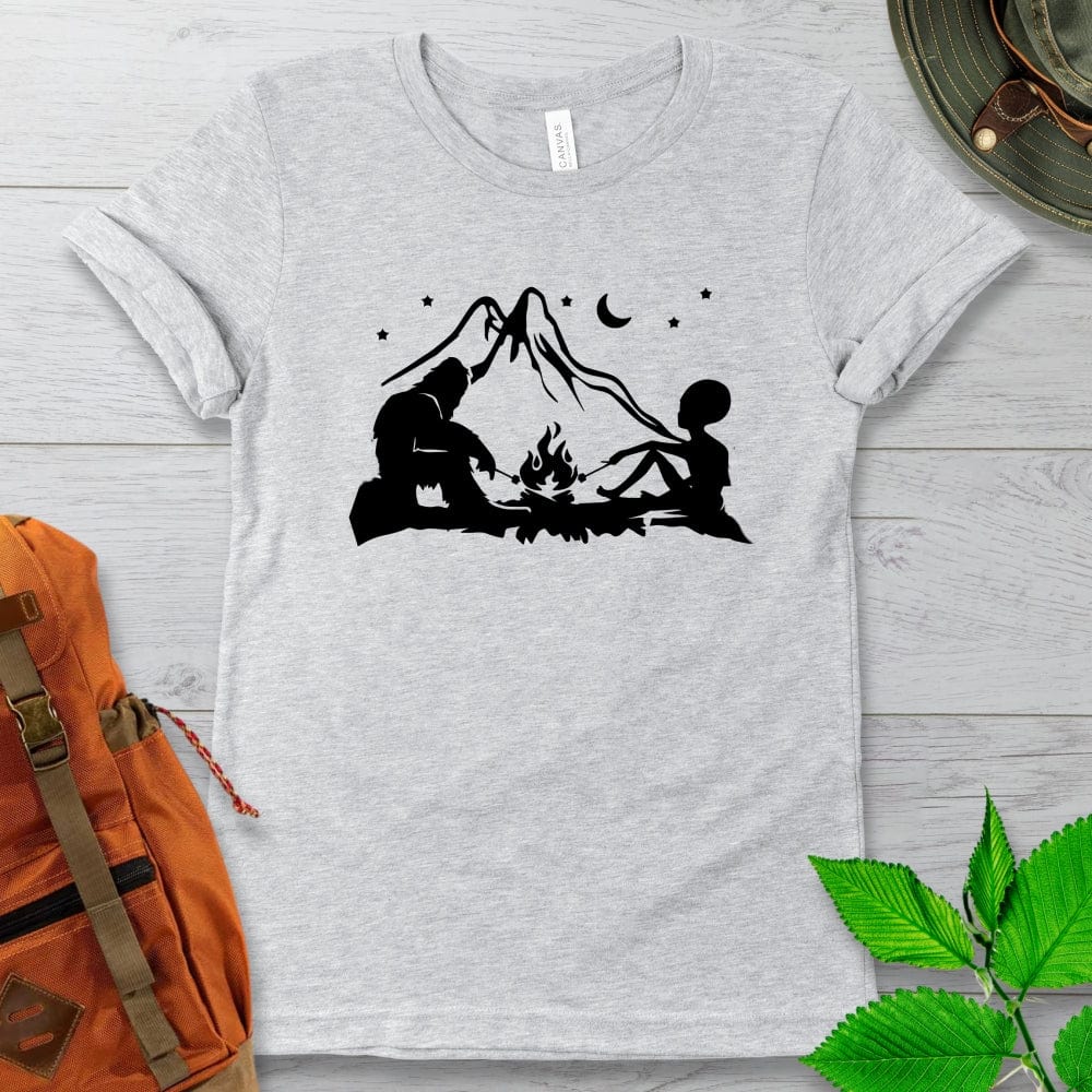 Alien Yeti Campfire Tshirt