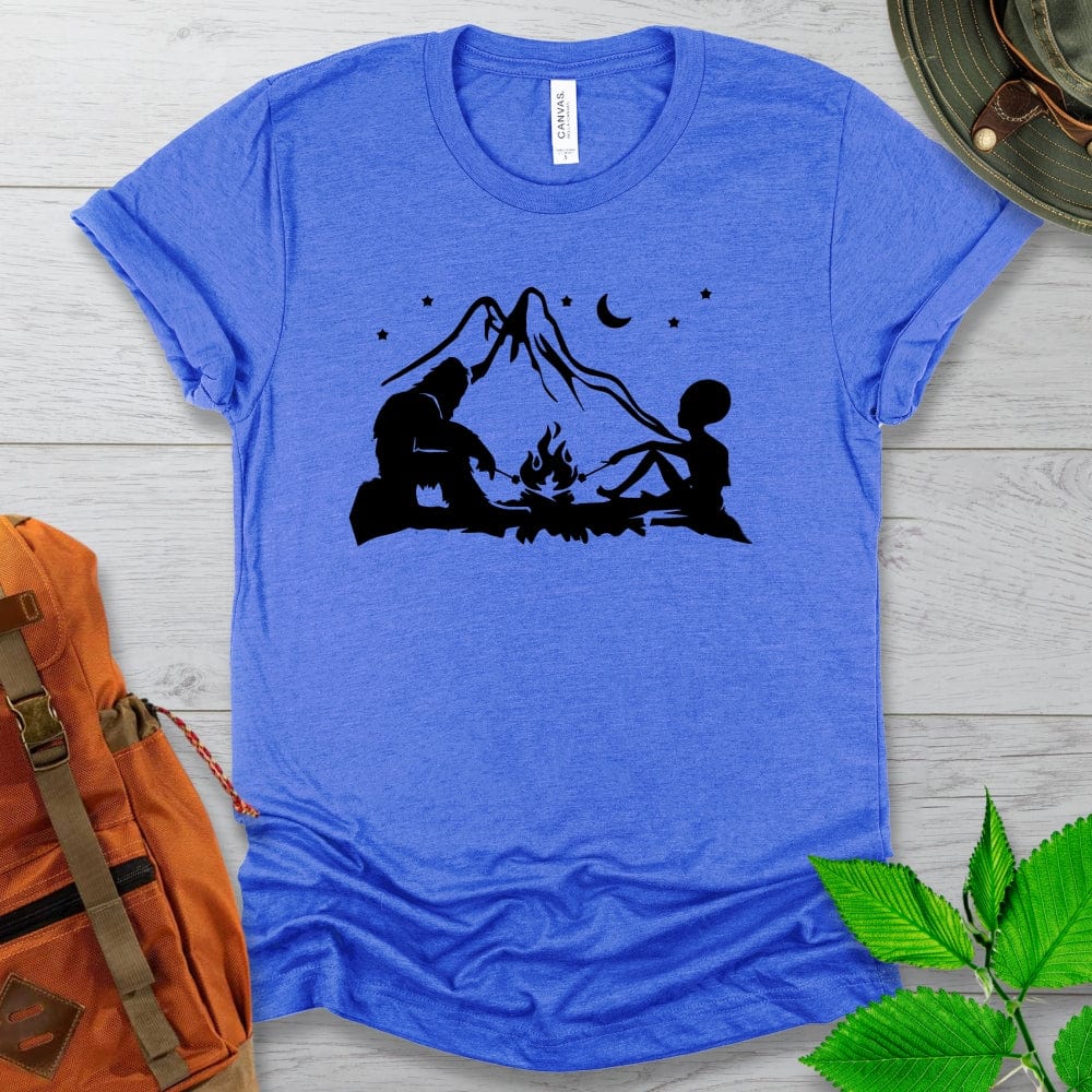 Alien Yeti Campfire Tshirt