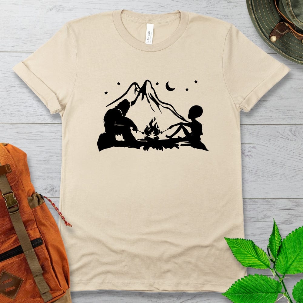 Alien Yeti Campfire Tshirt