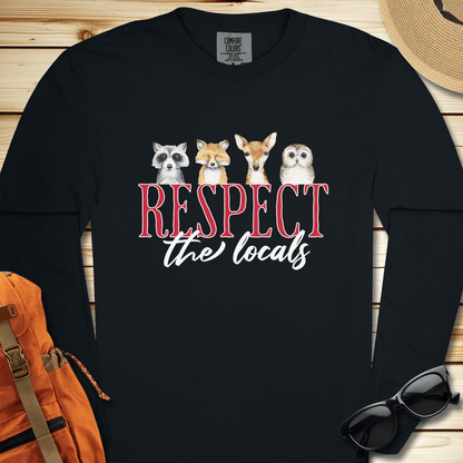 Respect The Locals Long Sleeve Tshirt