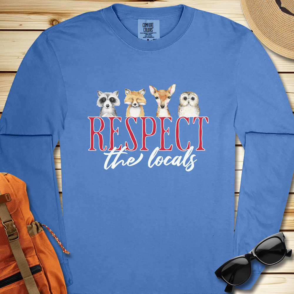 Respect The Locals Long Sleeve Tshirt