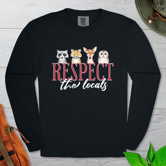 Respect The Locals Long Sleeve Tshirt