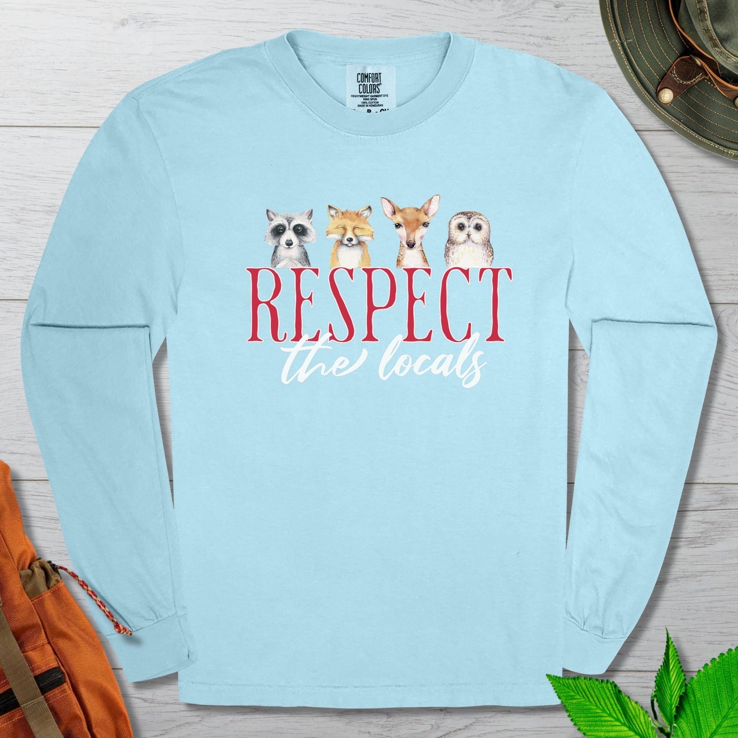 Respect The Locals Long Sleeve Tshirt