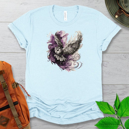 Owl In Flight Tshirt