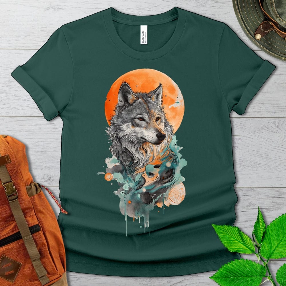 Abstract Wolf Tshirt