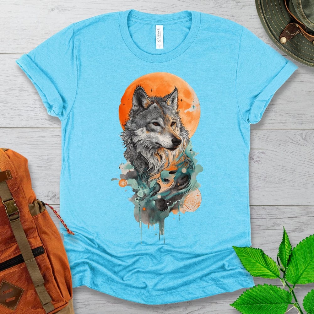 Abstract Wolf Tshirt