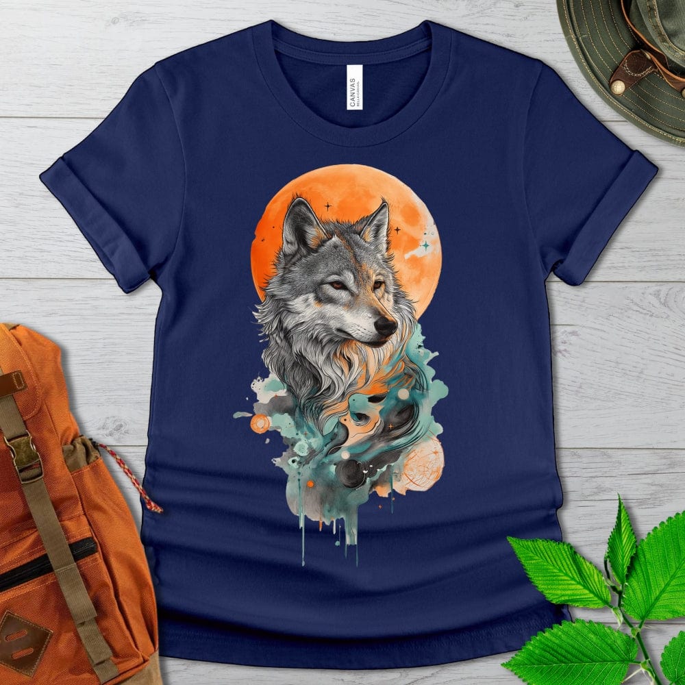 Abstract Wolf Tshirt