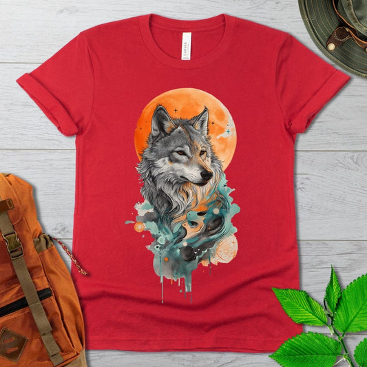 Abstract Wolf Tshirt