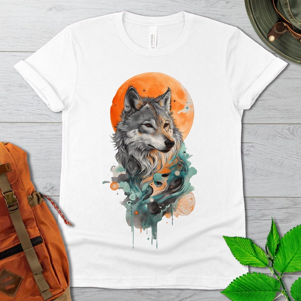 Abstract Wolf Tshirt