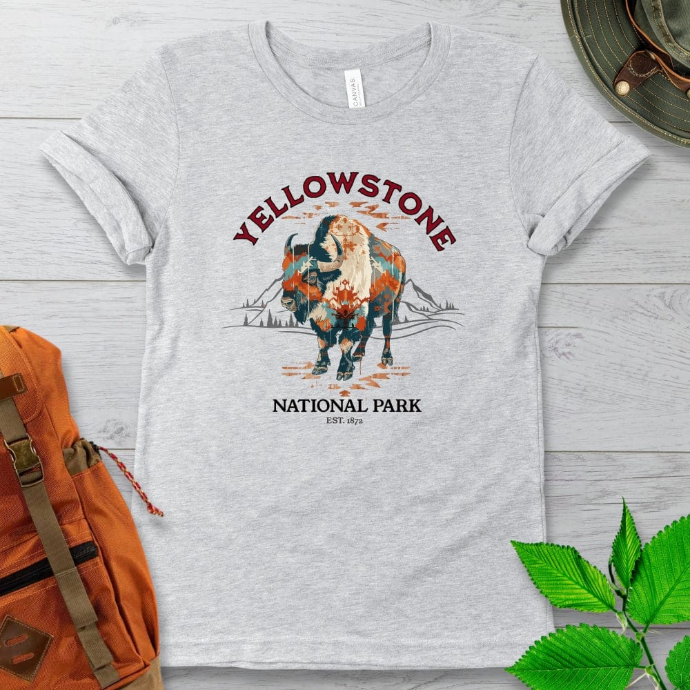 Yellowstone National Park Bison Tshirt