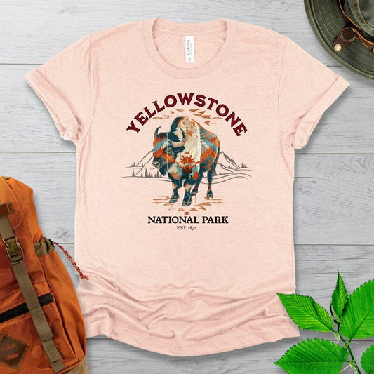 Yellowstone National Park Bison Tshirt