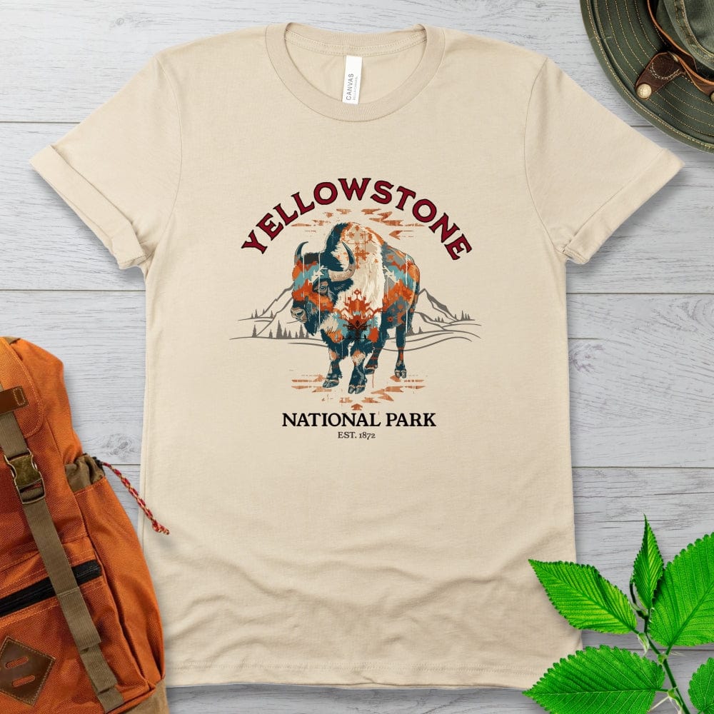 Yellowstone National Park Bison Tshirt