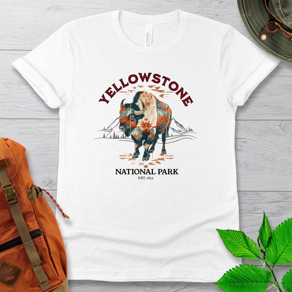 Yellowstone National Park Bison Tshirt