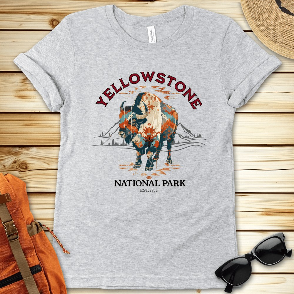 Yellowstone National Park Bison Tshirt