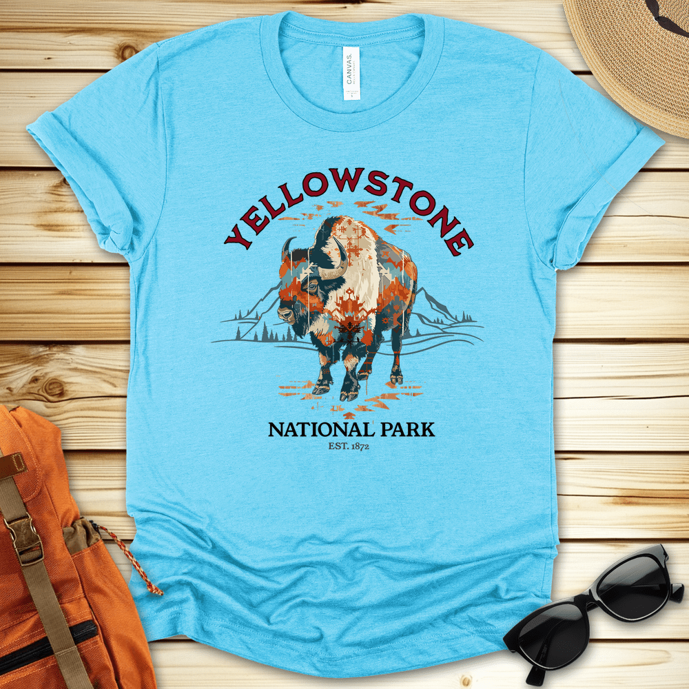 Yellowstone National Park Bison Tshirt