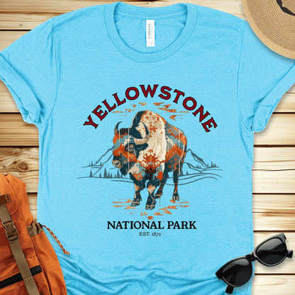 Yellowstone National Park Bison Tshirt