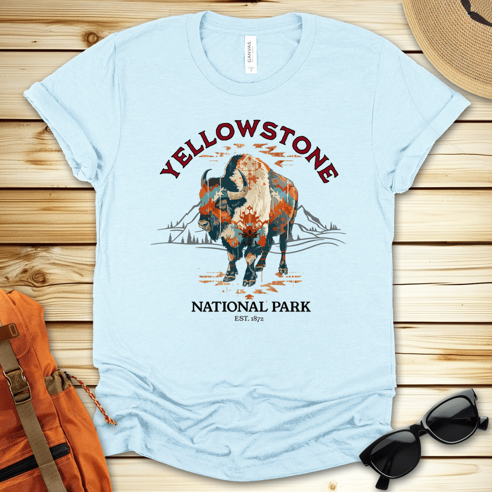 Yellowstone National Park Bison Tshirt