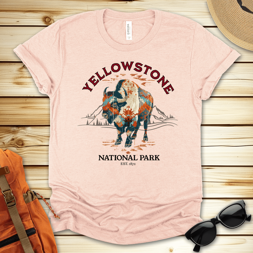 Yellowstone National Park Bison Tshirt