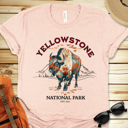 Yellowstone National Park Bison Tshirt