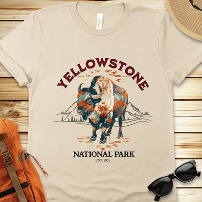 Yellowstone National Park Bison Tshirt