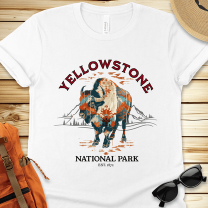 Yellowstone National Park Bison Tshirt