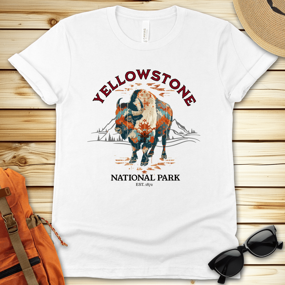 Yellowstone National Park Bison Tshirt