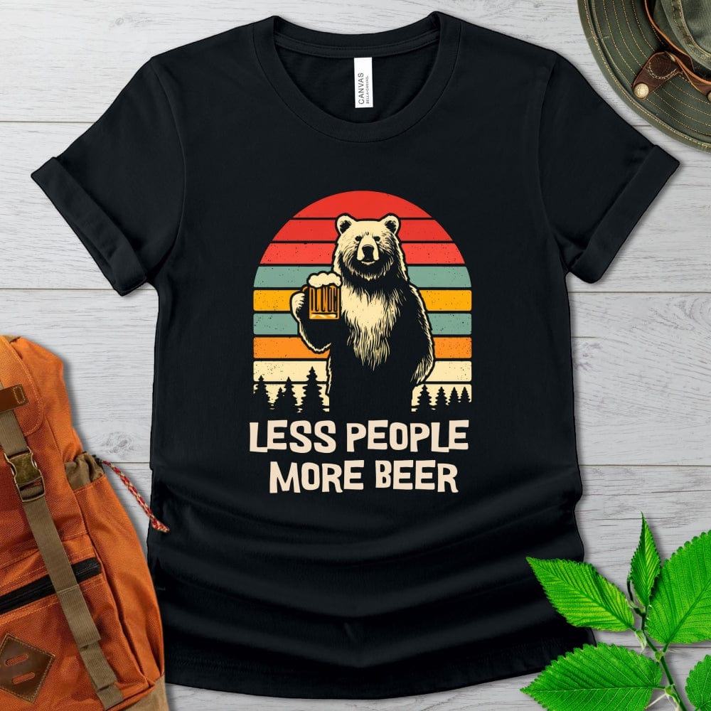 Less People More Beer Tshirt