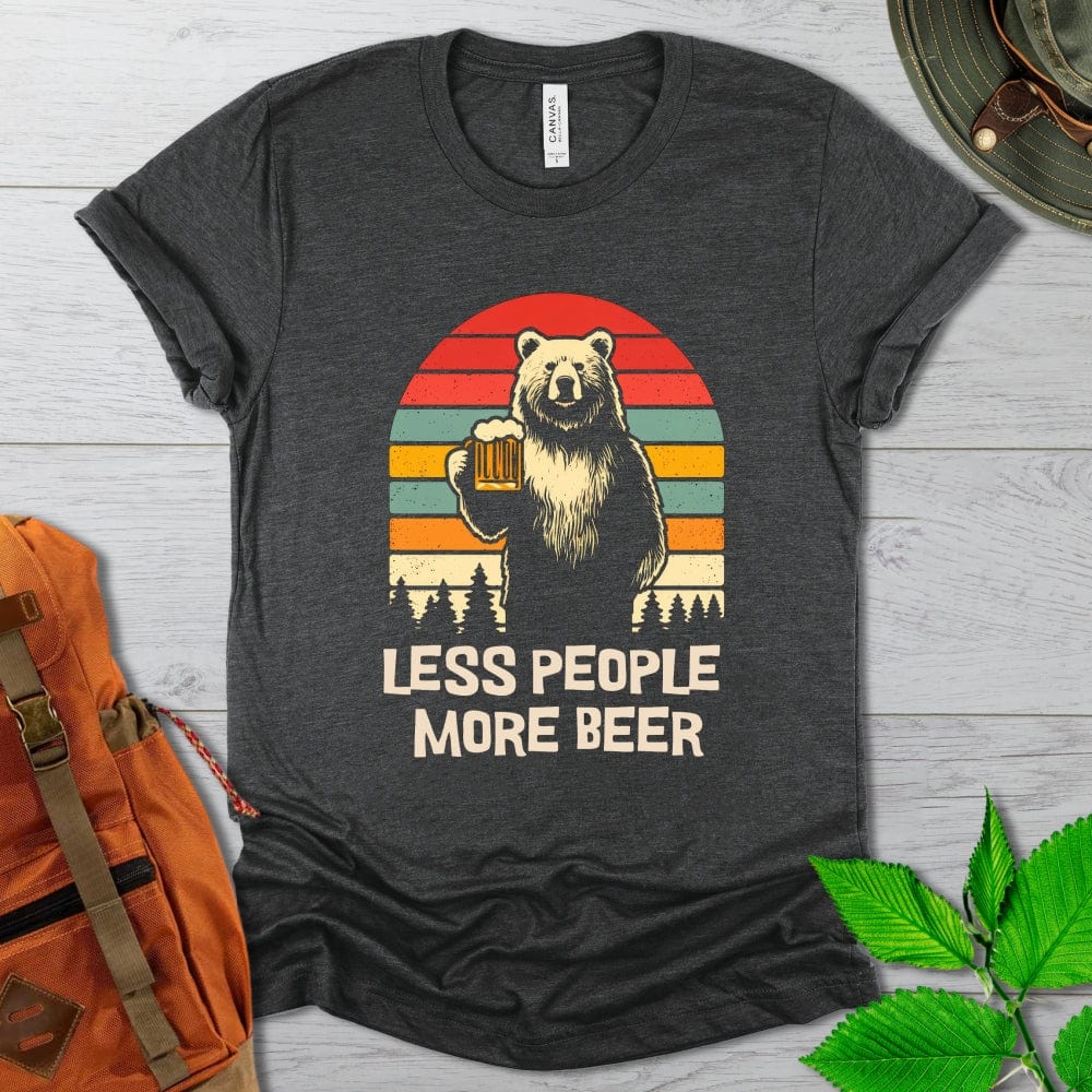 Less People More Beer Tshirt