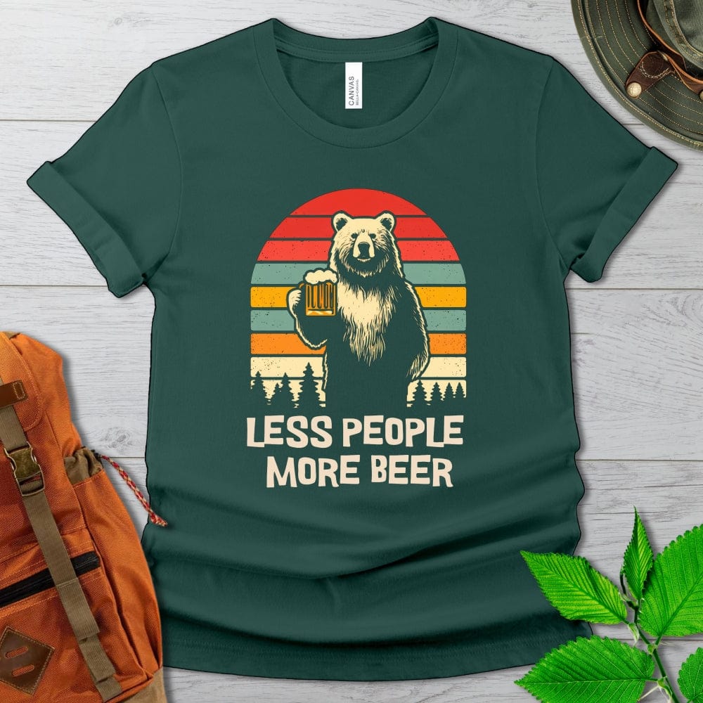 Less People More Beer Tshirt