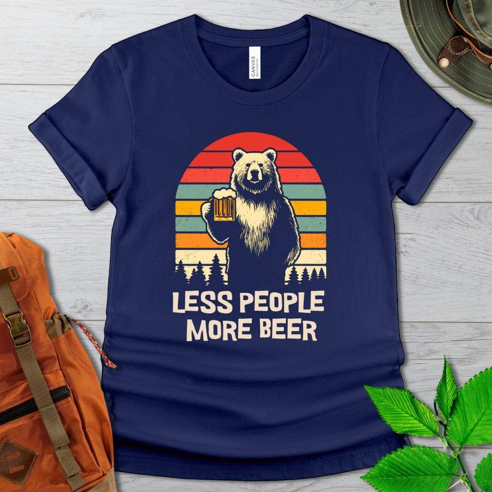 Less People More Beer Tshirt