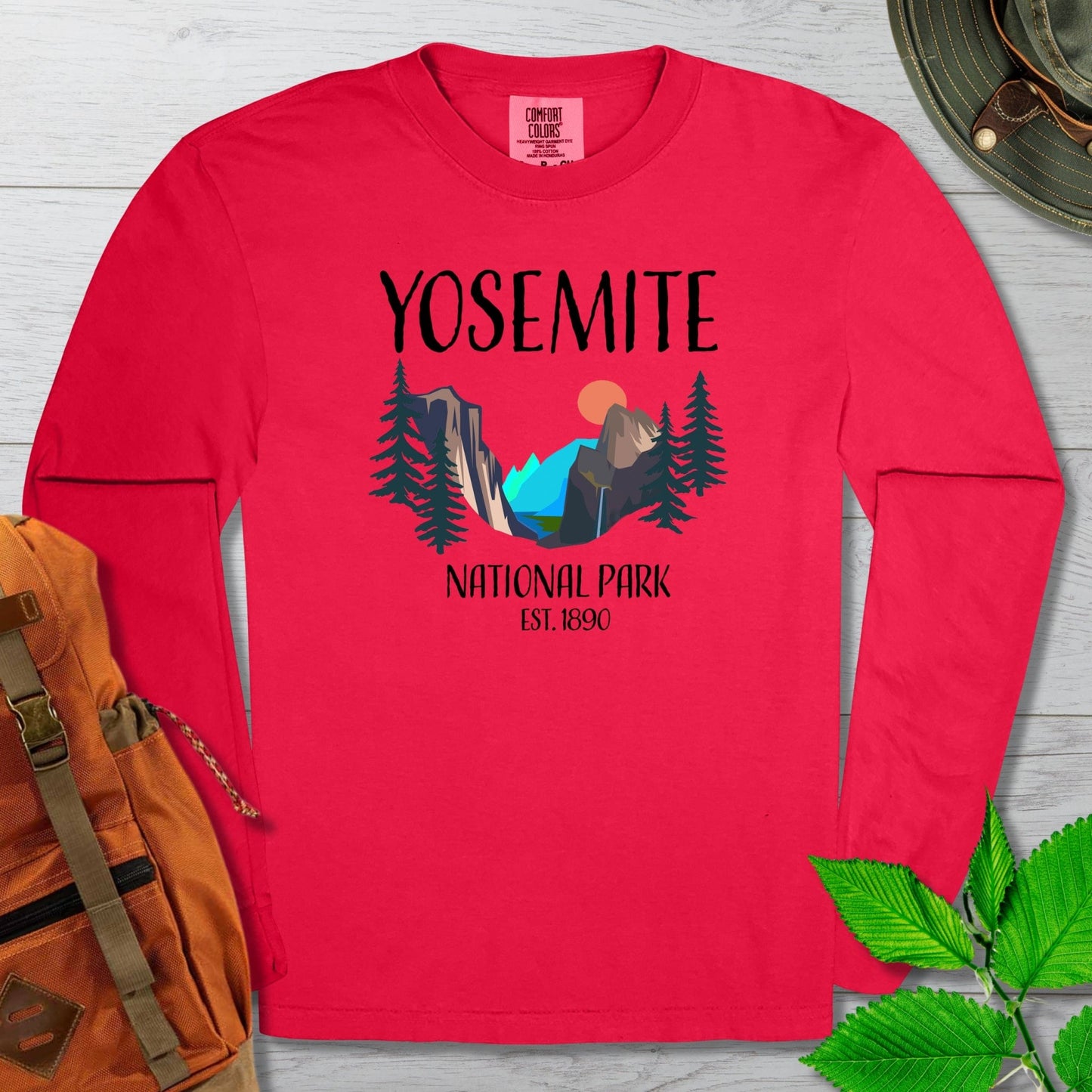 Yosemite National Park Long Sleeve Tshirt