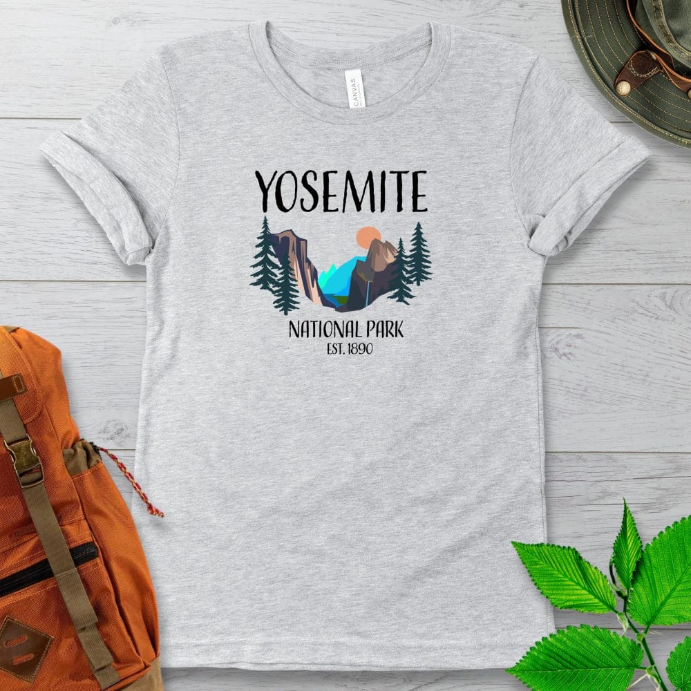 Yosemite National Park Illustration Tshirt