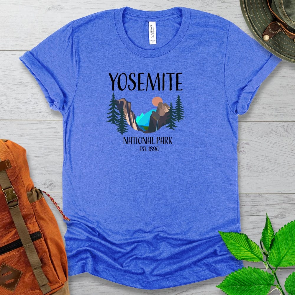 Yosemite National Park Illustration Tshirt