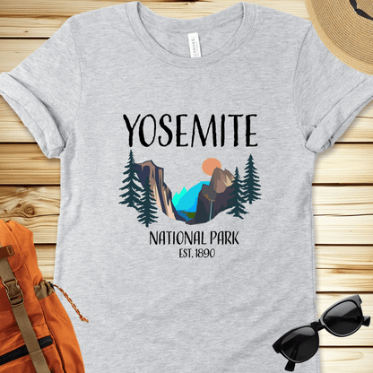 Yosemite National Park Illustration Tshirt