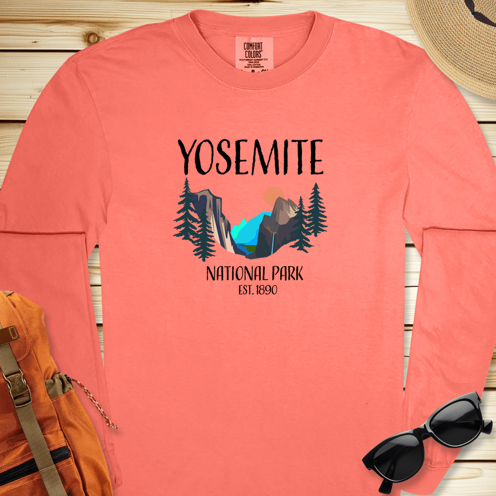 Yosemite National Park Long Sleeve Tshirt