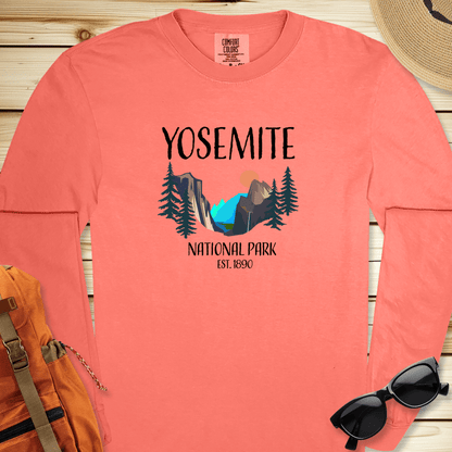 Yosemite National Park Long Sleeve Tshirt