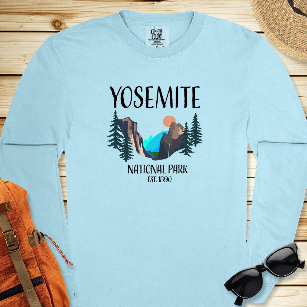 Yosemite National Park Long Sleeve Tshirt