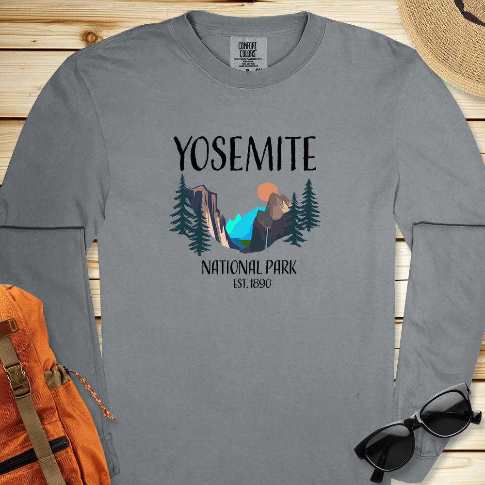 Yosemite National Park Long Sleeve Tshirt