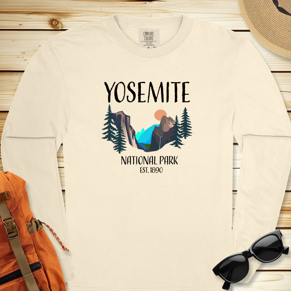 Yosemite National Park Long Sleeve Tshirt