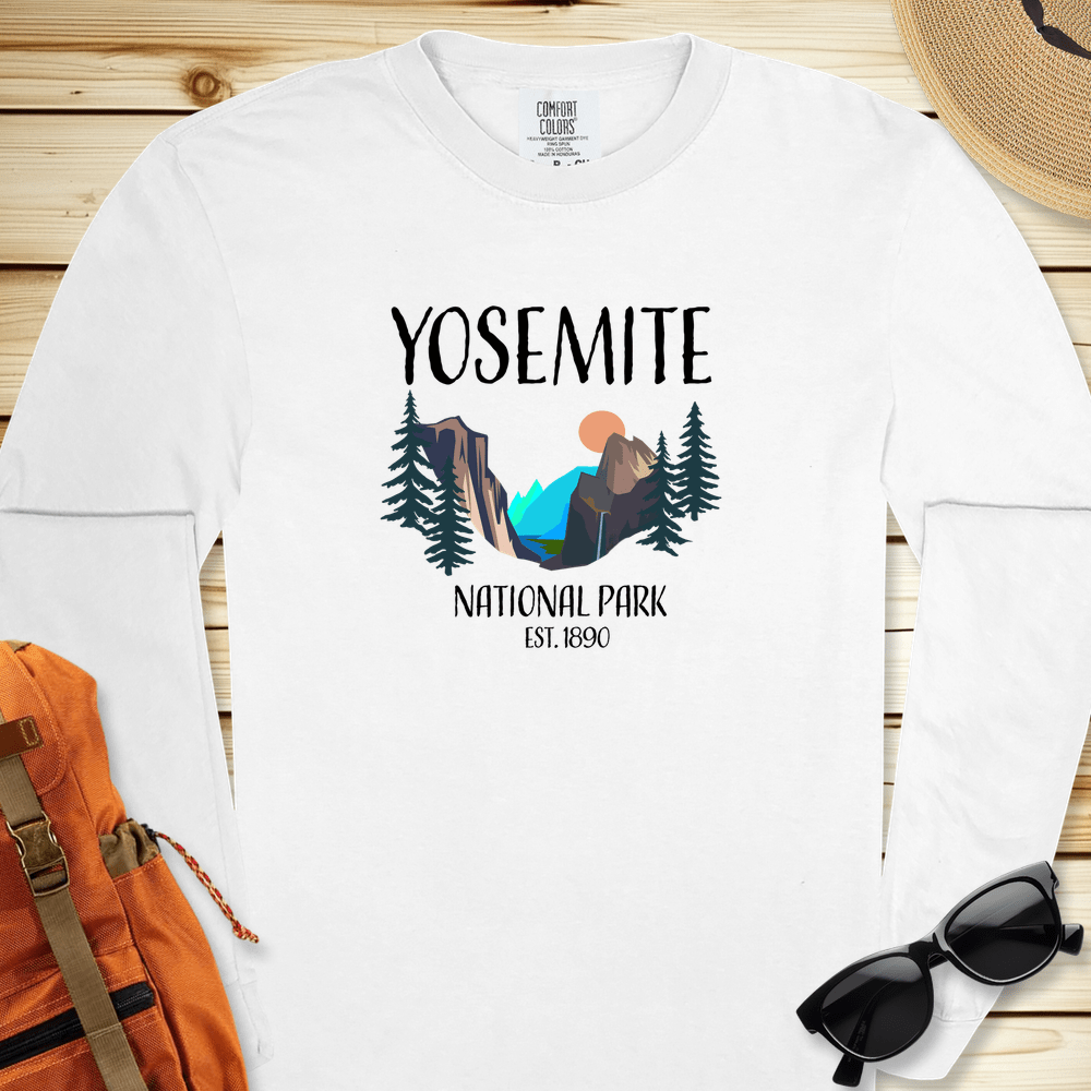 Yosemite National Park Long Sleeve Tshirt