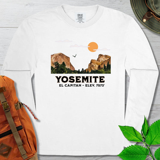 Yosemite El Capitan Long Sleeve Tshirt