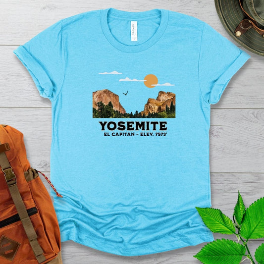 Yosemite El Capitan National Park Tshirt