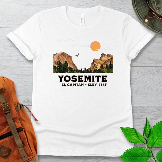 Yosemite El Capitan National Park Tshirt