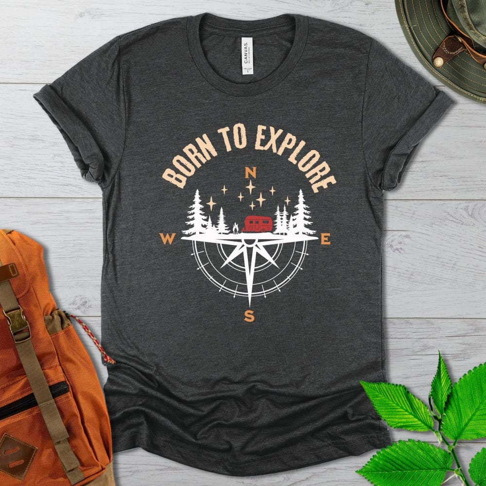 Born To Explore Camper Tshirt