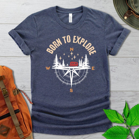 Born To Explore Camper Tshirt