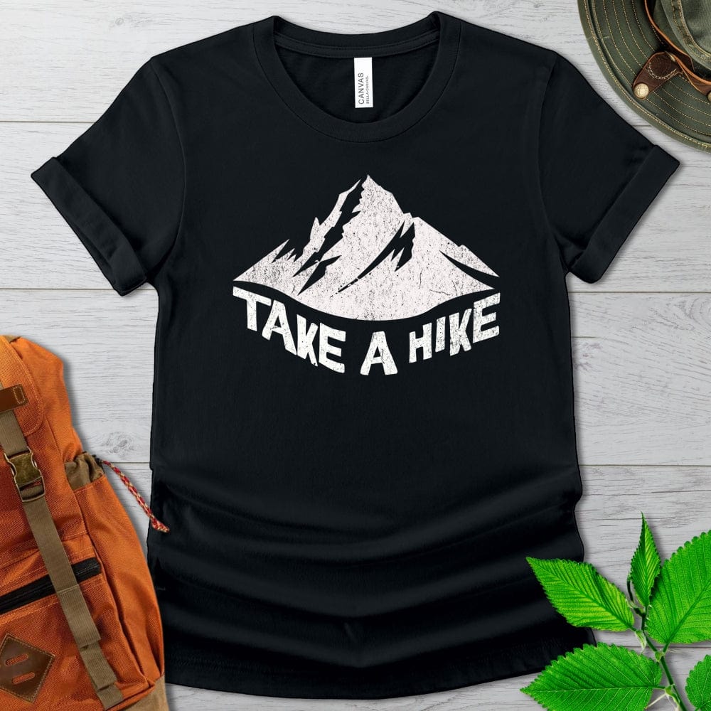 Take A Hike Tshirt in Dark Colors