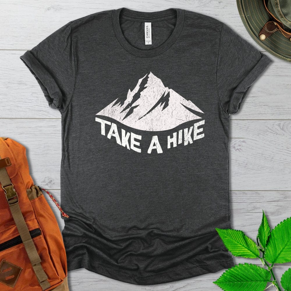 Take A Hike Tshirt in Dark Colors