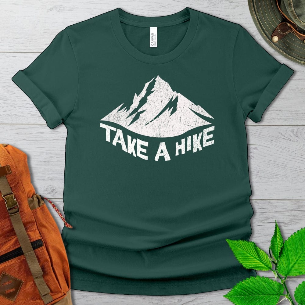 Take A Hike Tshirt in Dark Colors