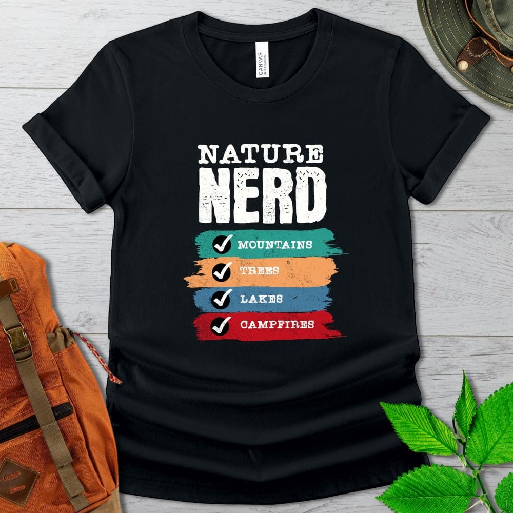 Nature Nerd Checklist Tshirt